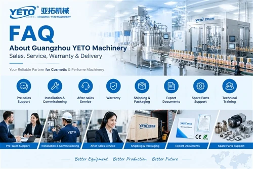 سوالات متداول درباره ماشین آلات گوانگژو YETO – فروش، خدمات، گارانتی و تحویل
